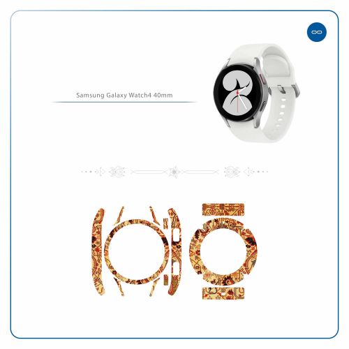 Samsung_Watch4 40mm_Persian_Carpet_Yellow_2